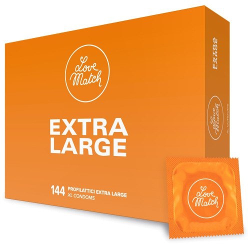 Prezerwatywy Love Match Extra Large - 144 szt