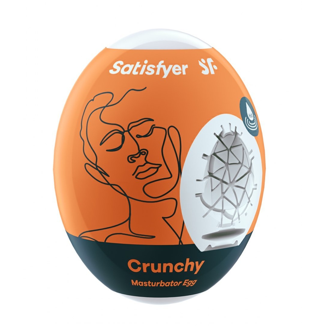 Masturbator żelowe jajeczko Satisfyer Crunchy sex